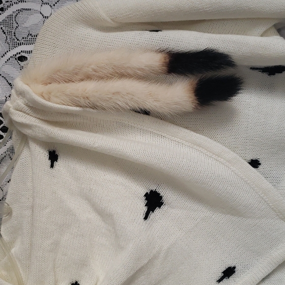 Vintage Sunbow Mink Tail Sweater - Picture 2 of 4